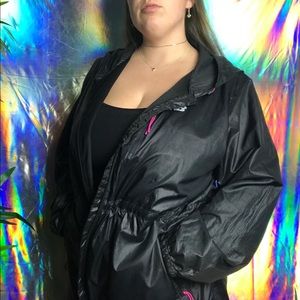 Black & Pink New Balance Windbreaker